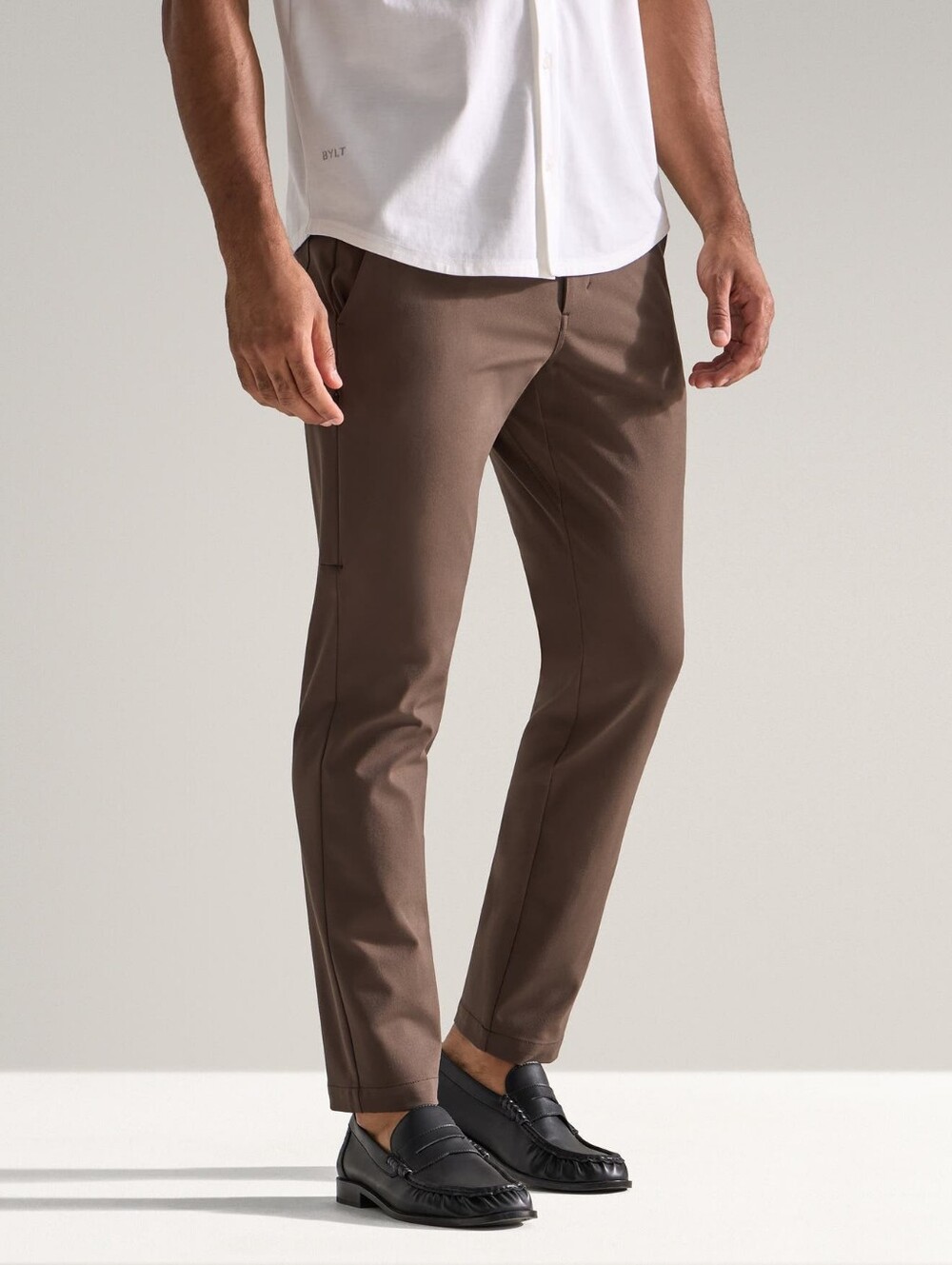 Bylt Everyday Pant 2.0 (Slim Fit), Dark Taupe (M)
